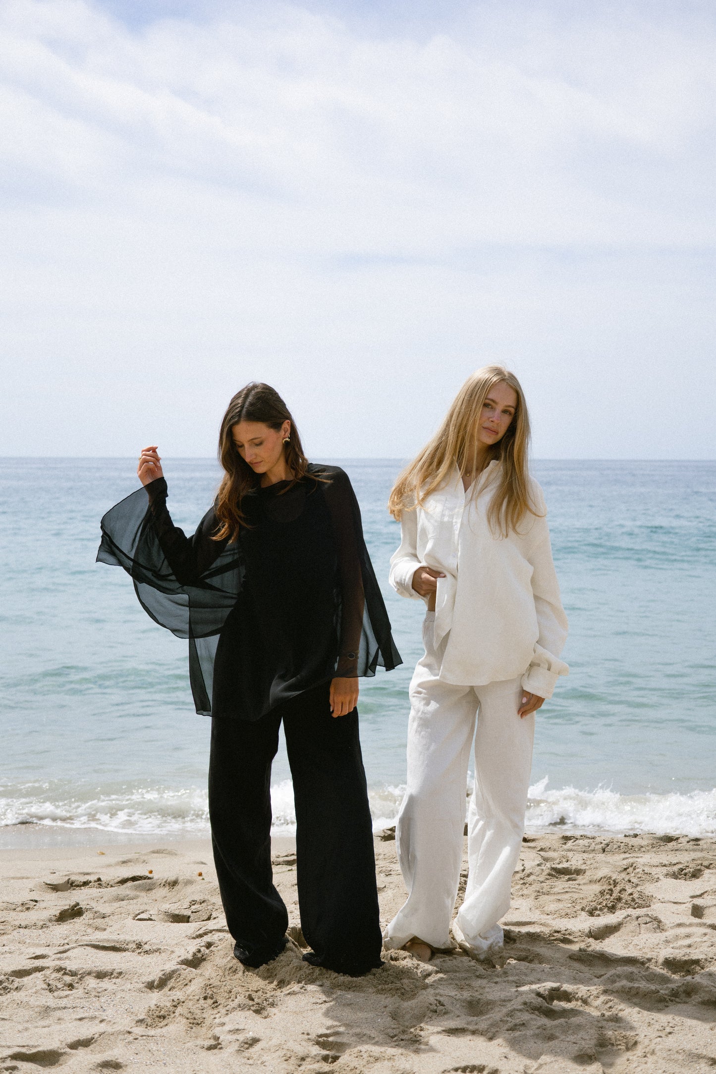 PRE-ORDER LARSON LINEN PANT IN ONYX